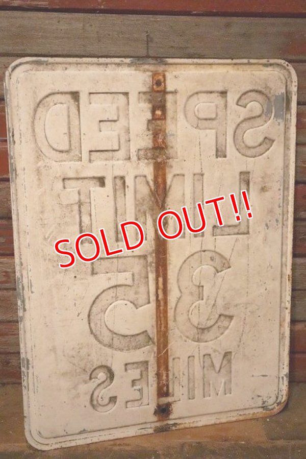 画像9: dp-230901-05 Road Sign / SPEED LIMIT 35 MILES 