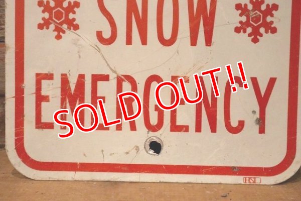 画像4: dp-230901-109 Road Sign / NO PARKING DURING SNOW EMERGENCY
