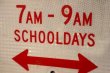 画像4: dp-230901-109 Road Sign / NO PARKING SCHOOL DAYS