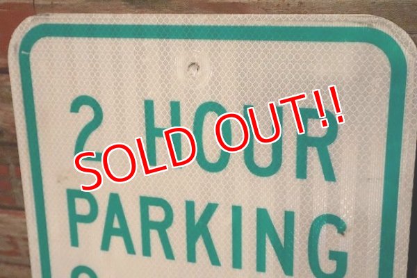 画像2: dp-230901-109 Road Sign / 2 HOUR PARKING 8 AM - 4 PM WEEKDAYS