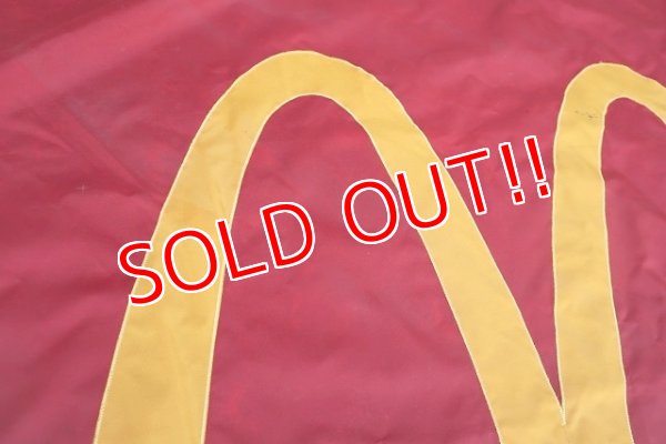 画像8: dp-230901-268 McDonald's / 1980's Nylon Flag Banner