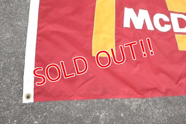 画像9: dp-230901-268 McDonald's / 1980's Nylon Flag Banner