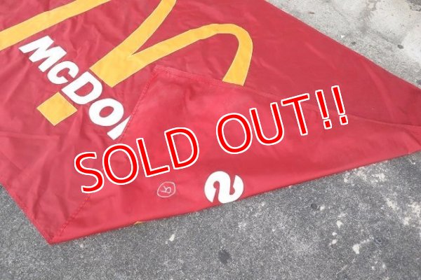 画像10: dp-230901-268 McDonald's / 1980's Nylon Flag Banner