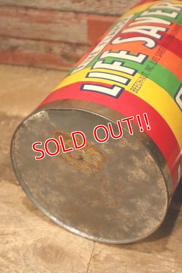 画像12: nt-230907-13 FIVE FLAVOR LIFE SAVERS / 1970's Tin Can Coin Bank