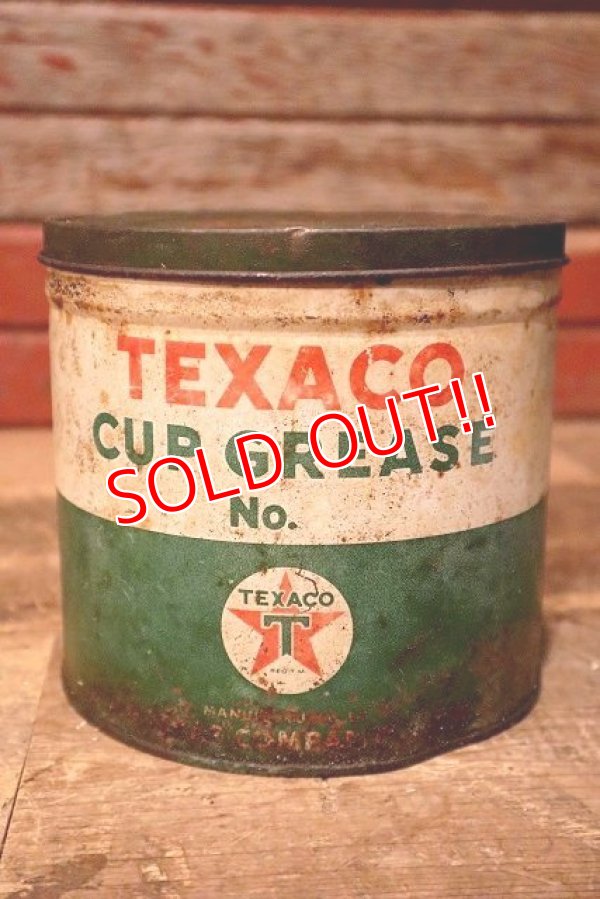 画像1: dp-230901-120 TEXACO / 1940's 5 LBS. GREASE CAN