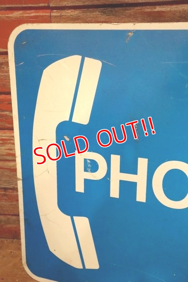 画像7: dp-230901-106 Public Phone Metal Sign