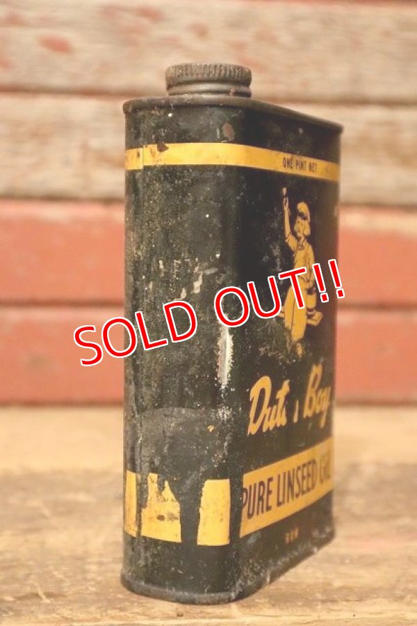 画像4: dp-230901-120 Dutch Boy / 1960's PURE LINSEED CAN