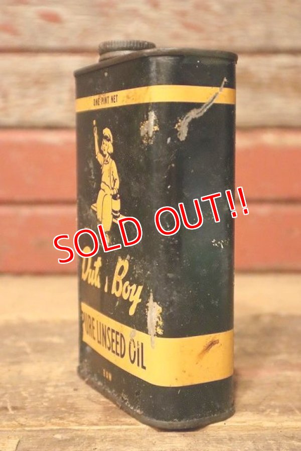 画像3: dp-230901-120 Dutch Boy / 1960's PURE LINSEED CAN