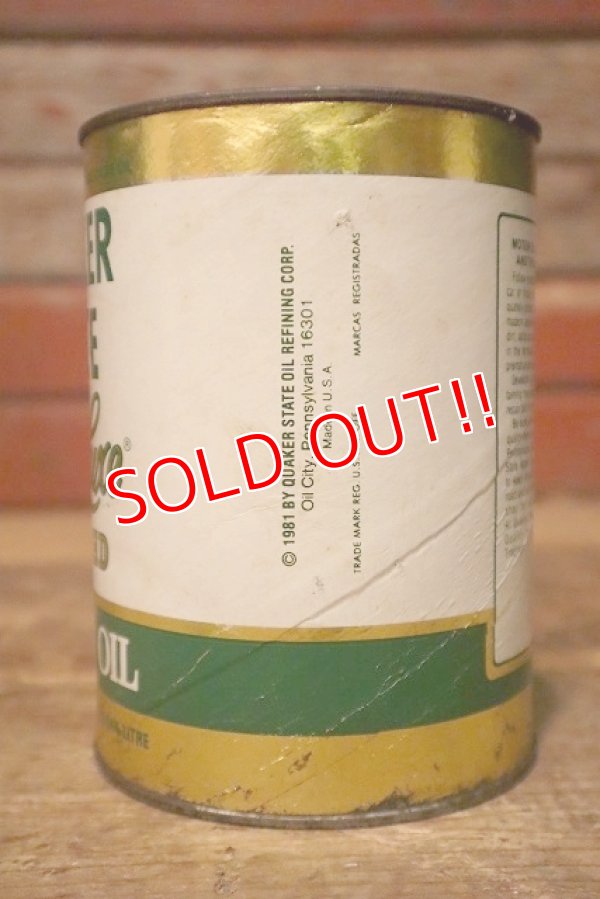 画像3: dp-230901-120 QUAKER STATE / 1980's Deluxe 10W-40HD One U.S. Quart Can