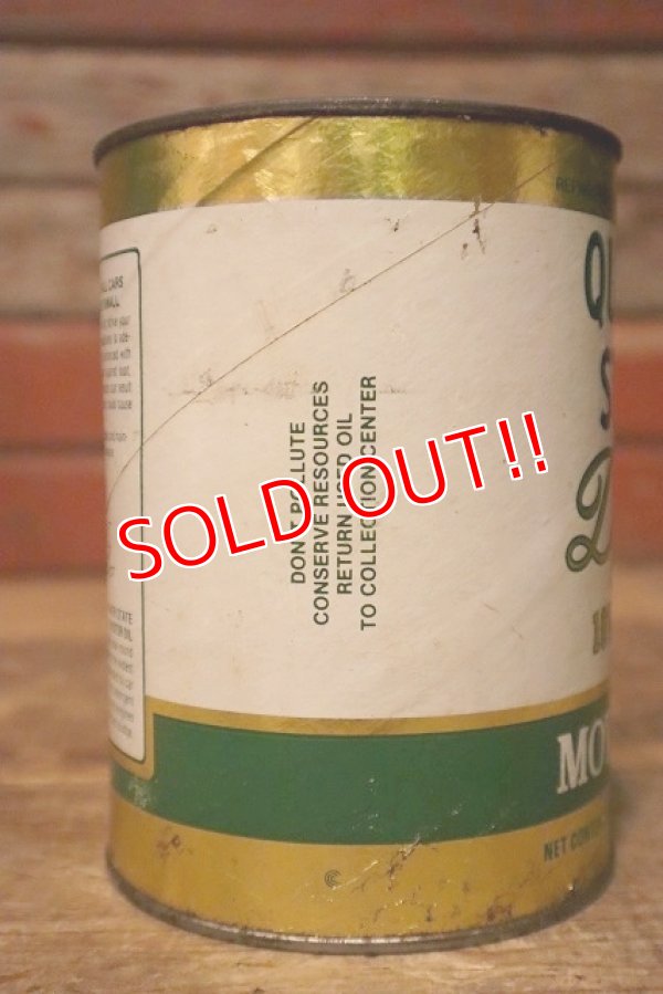 画像4: dp-230901-120 QUAKER STATE / 1980's Deluxe 10W-40HD One U.S. Quart Can