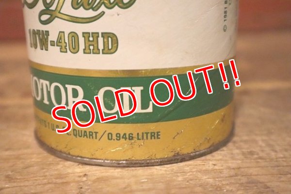 画像5: dp-230901-120 QUAKER STATE / 1980's Deluxe 10W-40HD One U.S. Quart Can