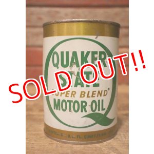 画像: dp-230901-120 QUAKER STATE / 1970's SUPER BLEND MOTOR OIL One U.S. Quart Can