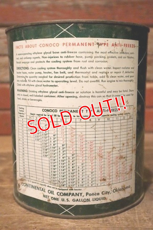 画像4: dp-230901-70 CONOCO / 1940's Anti-Freeze Anti-Rust Can