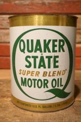 画像: dp-230901-51 QUAKER STATE / ONE U.S. GALLON SUPER BLEND MOTOR OIL CAN