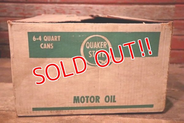 画像5: dp-230901-54 QUAKER STATE / Vintage Cardboard Box