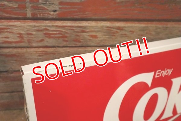 画像4: dp-230901-105 Coke (Coca-Cola) / 1980's-1990's Metal Sign