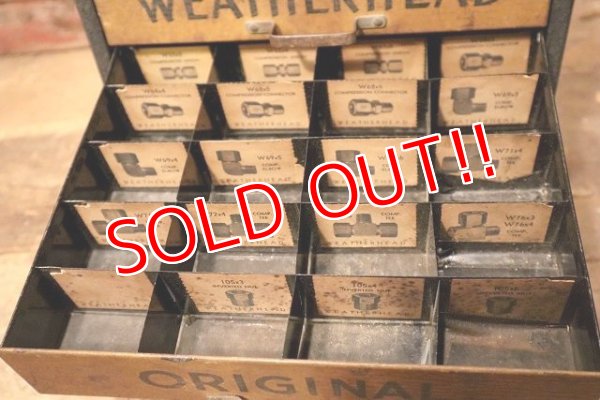 画像5: dp-230901-110 WEATHERHEAD / 1950's Metal Cabinet