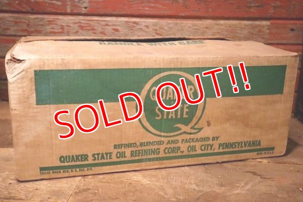 画像3: dp-230901-54 QUAKER STATE / Vintage Cardboard Box