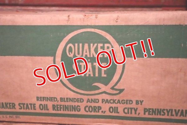 画像2: dp-230901-54 QUAKER STATE / Vintage Cardboard Box