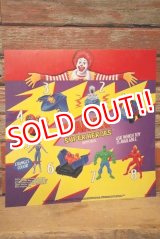 画像: dp-230901-45 McDonald's / MARVEL SUPER HEROES 1995 HAPPY MEAL Translite