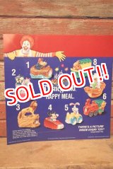 画像: dp-230901-45 McDonald's / 40 YEARS OF ADVENTURES 1994 Disneyland HAPPY MEAL Translite