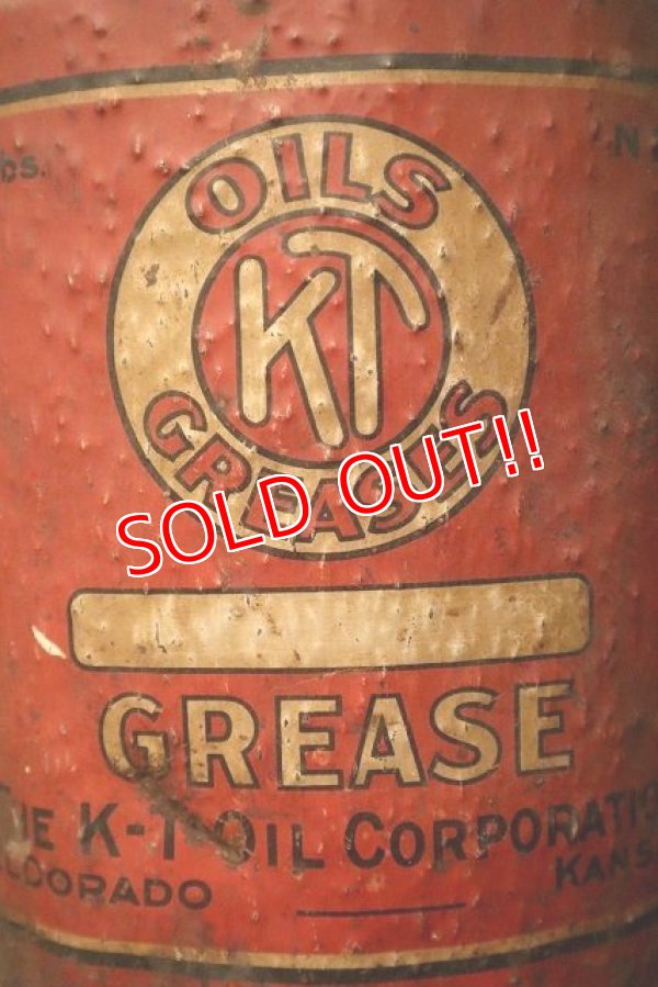 画像2: dp-230901-75 THE K-T OIL CORPORATION / KT OILS GREASES VINTAGE CAN