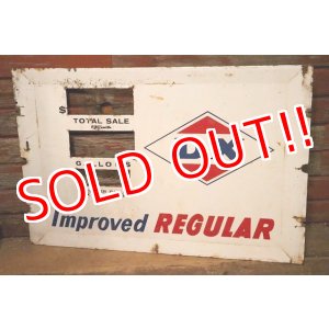 画像: dp-230901-133 D-X / Gas Pump Face Porcelain Sign