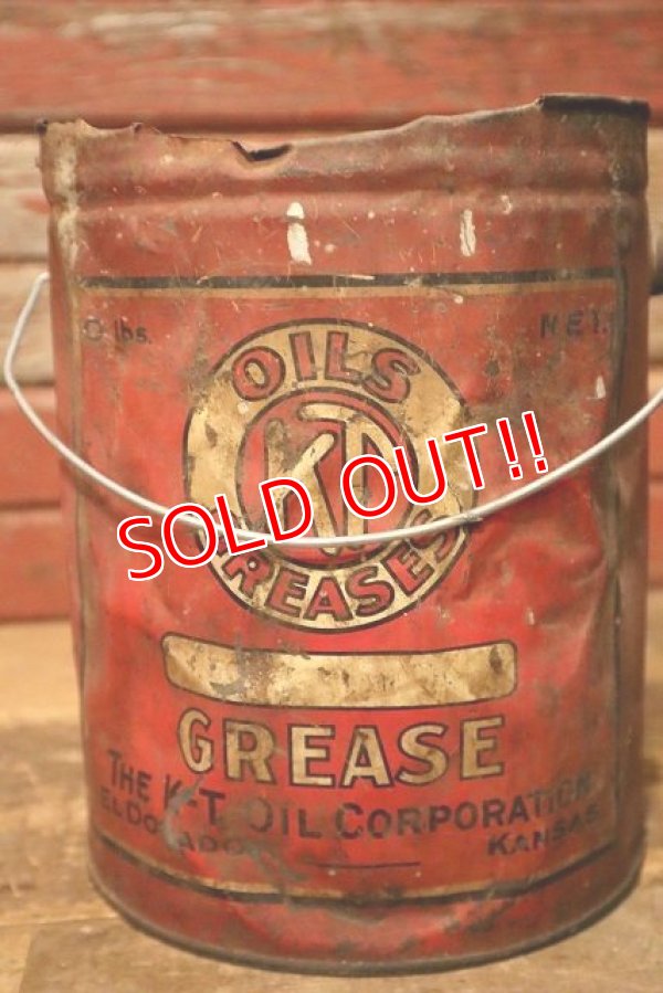 画像3: dp-230901-75 THE K-T OIL CORPORATION / KT OILS GREASES VINTAGE CAN