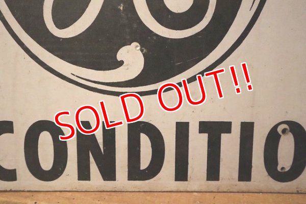 画像5: dp-230901-147 GENERAL ELECTRIC / AIR CONDITIONER Masonite Sign