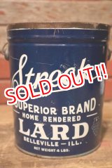 画像: dp-230901-94 Streck / SUPERIOR BRAND LARD VINTAGE 4 LBS. CAN