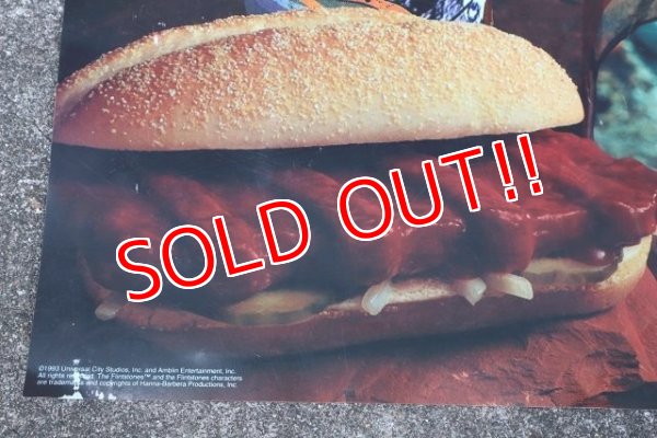 画像4: dp-230901-45 McDonald's / The Flintstones "GRAND POOBAH MEAL 1993 Translite