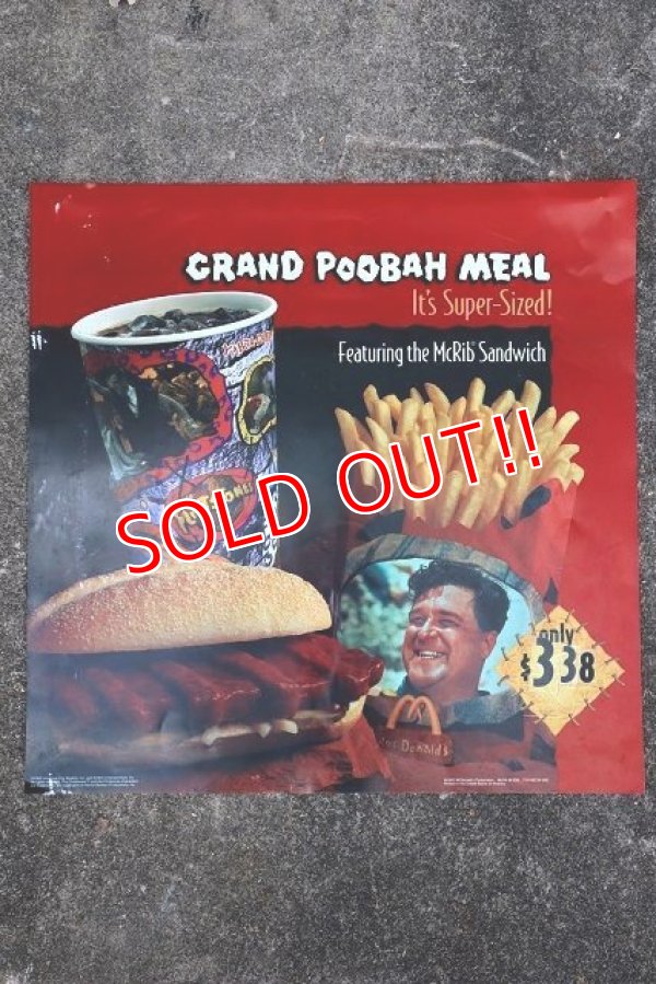 画像1: dp-230901-45 McDonald's / The Flintstones "GRAND POOBAH MEAL 1993 Translite