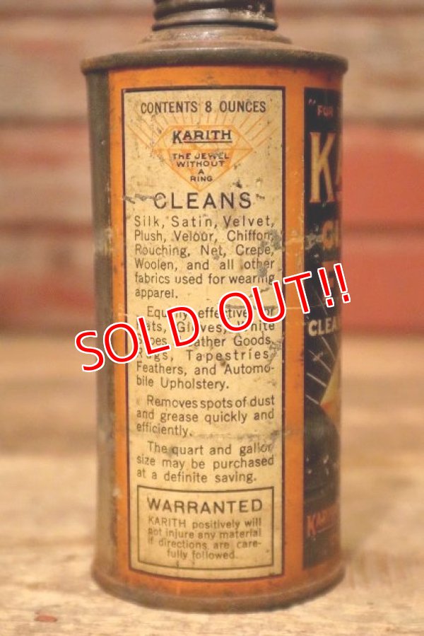 画像4: dp-230901-101 KARITH / 1940's CLEANING FLUID CAN