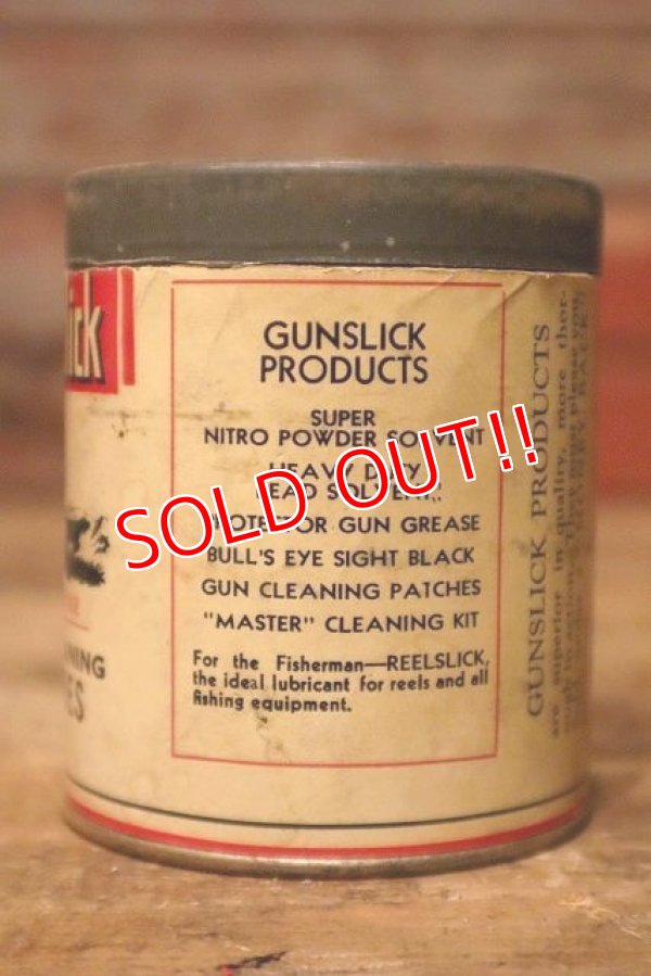 画像5: dp-230901-103 Gunslick / 1940's GUN CLEANING PATCHES CAN