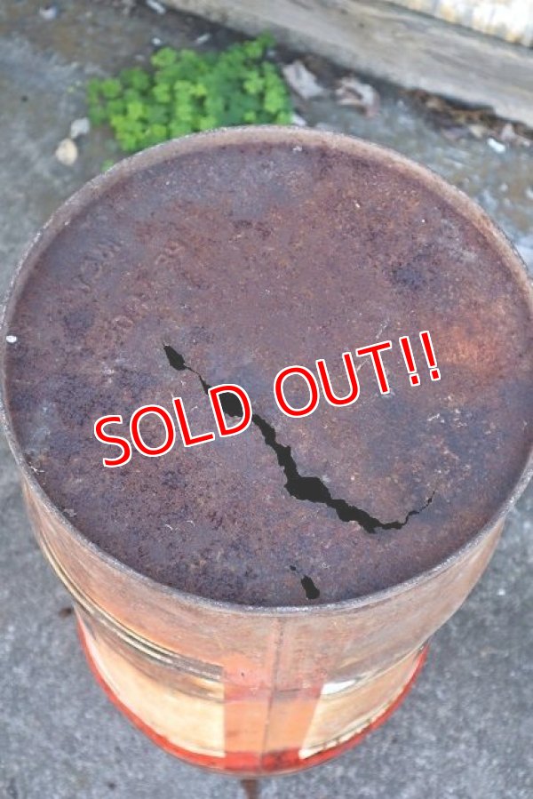 画像11: dp-230901-55 Mobiloil GARGOYLE / 1930's 100 POUNDS OIL CAN