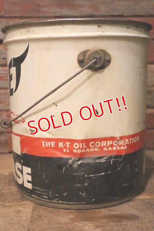 画像6: dp-230901-58 THE K-T OIL CORPOLATION / 1953 FLEET 35 POUNDS GREASE CAN 