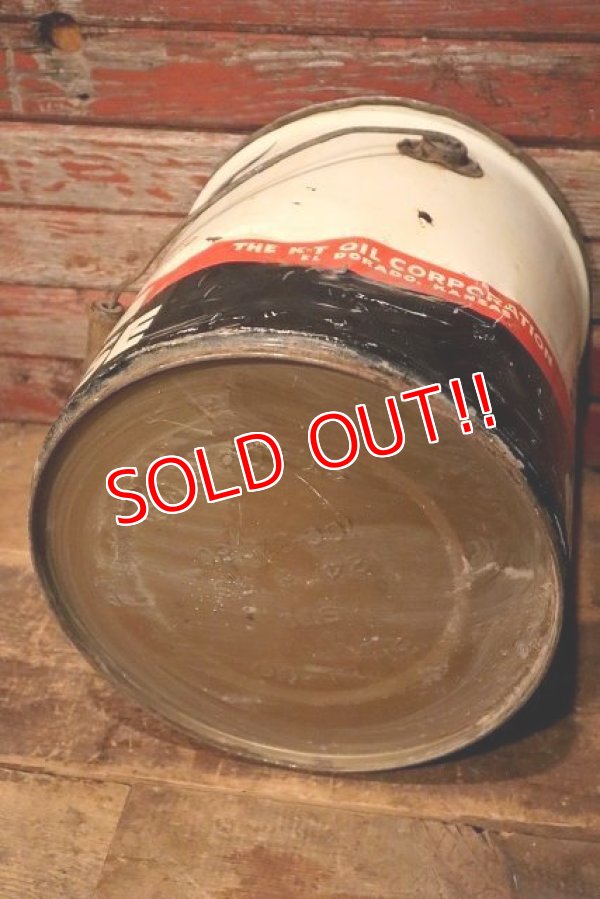 画像12: dp-230901-58 THE K-T OIL CORPOLATION / 1953 FLEET 35 POUNDS GREASE CAN 