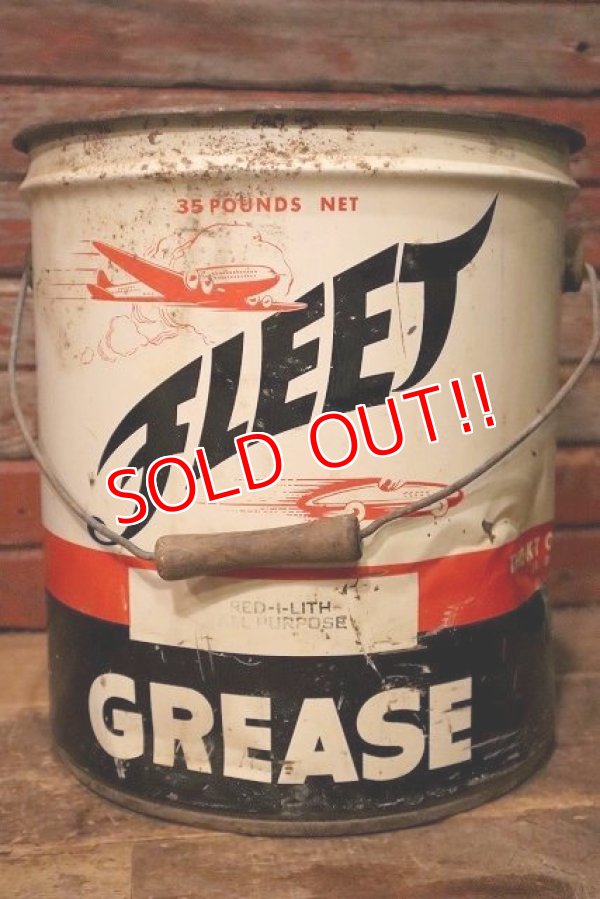 画像4: dp-230901-58 THE K-T OIL CORPOLATION / 1953 FLEET 35 POUNDS GREASE CAN 