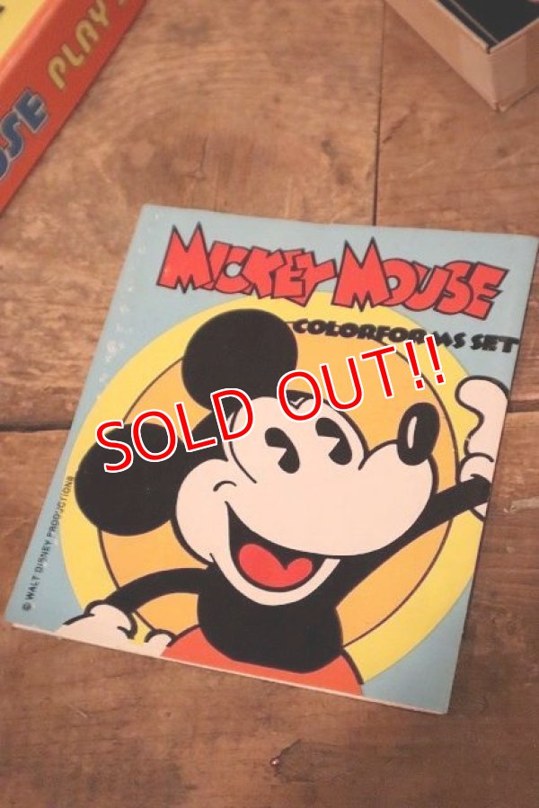 画像8: ct-230301-102 Disney / COLORFORMS INC. 1970's MICKEY MOUSE COLORFORMS SET