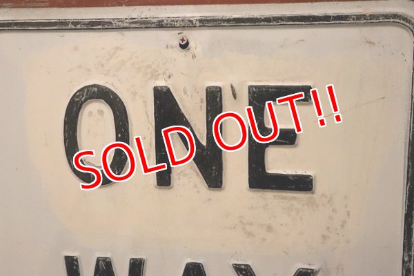 画像2: dp-230901-139 Road Sign / ONE WAY TRAFFIC