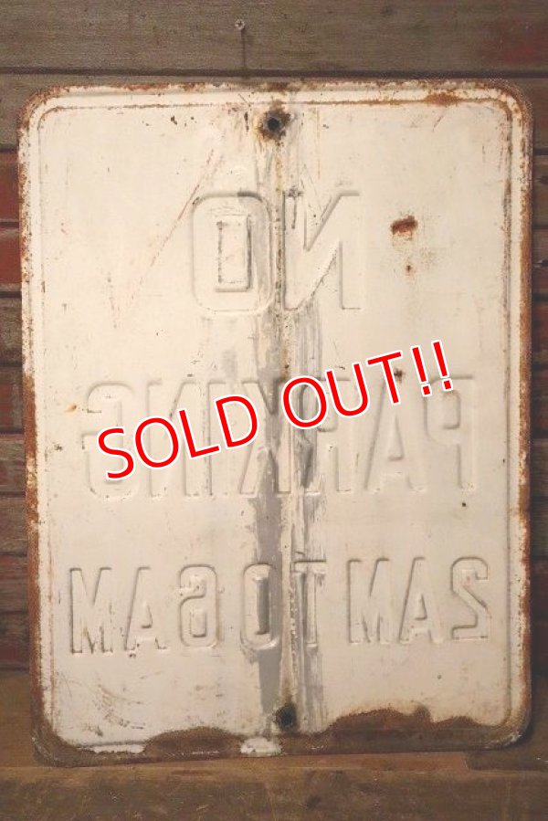 画像6: dp-230901-138 Road Sign / NO PARKING 2 AM TO 6 AM