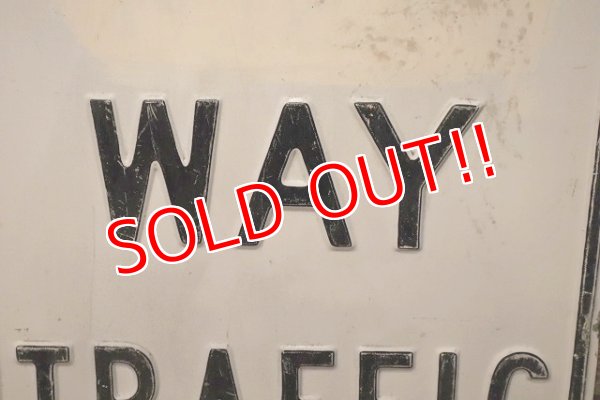 画像3: dp-230901-139 Road Sign / ONE WAY TRAFFIC