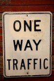 画像1: dp-230901-139 Road Sign / ONE WAY TRAFFIC