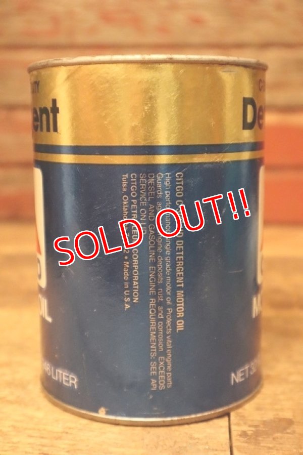 画像4: dp-230901-120 CITGO / C-300 Heavy Duty Detergent U.S. Quart Motor Oil Can