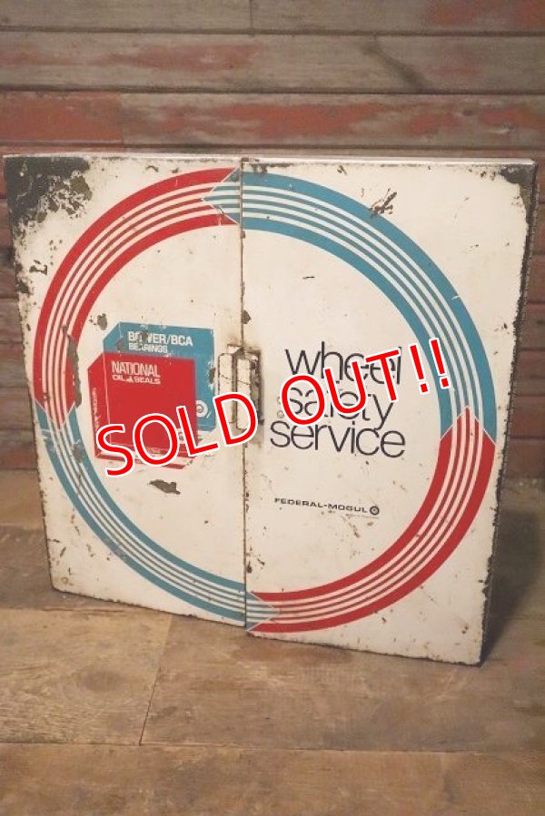 画像1: dp-230901-42 FEDERAL MOGUL / wheel safety service Metal Cabinet