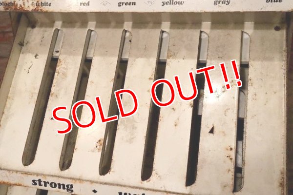 画像6: dp-230901-154 MYSTIC / PLASTIC COARTED CLOTH TAPE Vintage Metal Rack