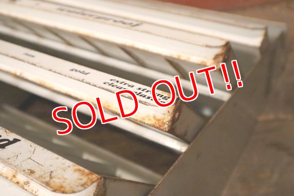 画像10: dp-230901-154 MYSTIC / PLASTIC COARTED CLOTH TAPE Vintage Metal Rack