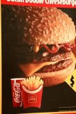 画像2: dp-230901-45 McDonald's / 1992 Menu Sign "Bacon Double Cheeseburger Meal"