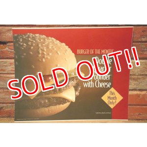 画像: dp-230901-45 McDonald's / 1992 Translite "Double Quarter Pounder with Cheese"