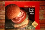 画像: dp-230901-45 McDonald's / 1994 Translite "Quarter Pounder Delux"